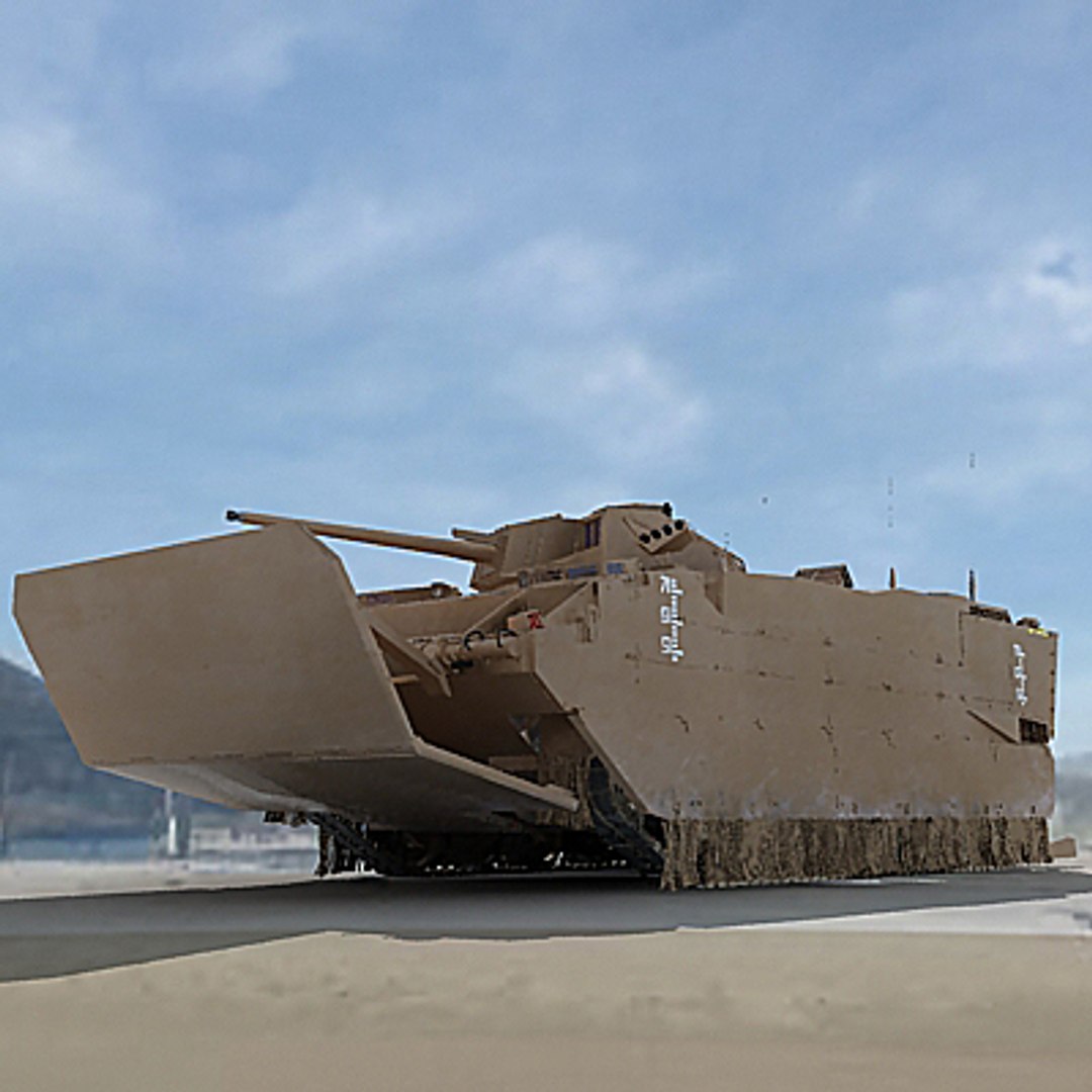 Expeditionary Fighting Vehicle Efv 3d Model
