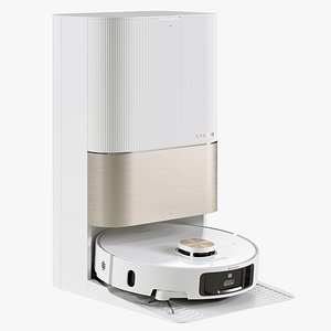 Dreame X40 Ultra Robot Vacuum Cleaner White 3D model