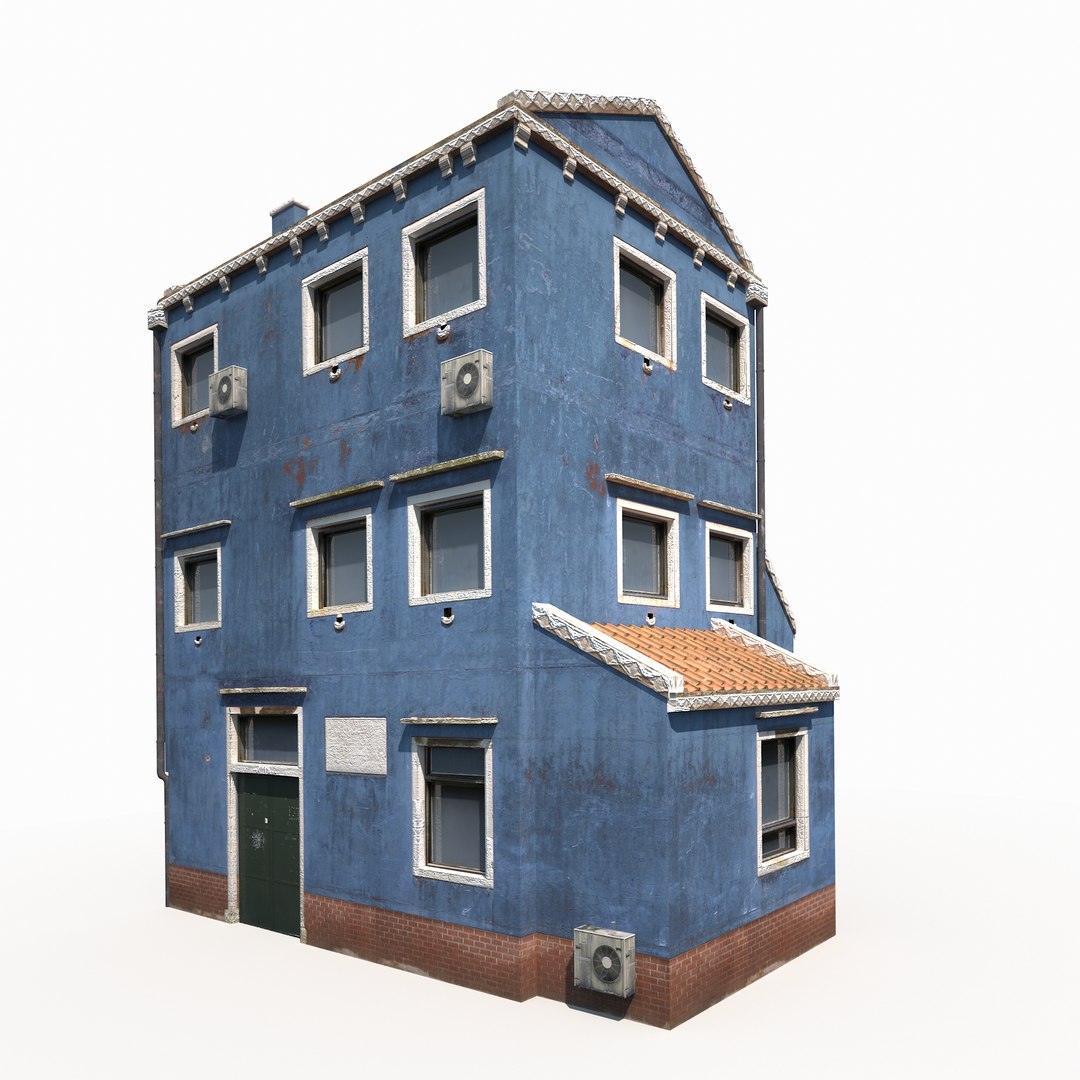 Old Buildings Model - TurboSquid 1209754