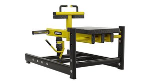 Plate Loaded Seated Calf Raise 3D