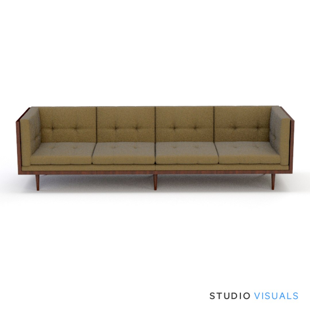 Couch 01 3d Model