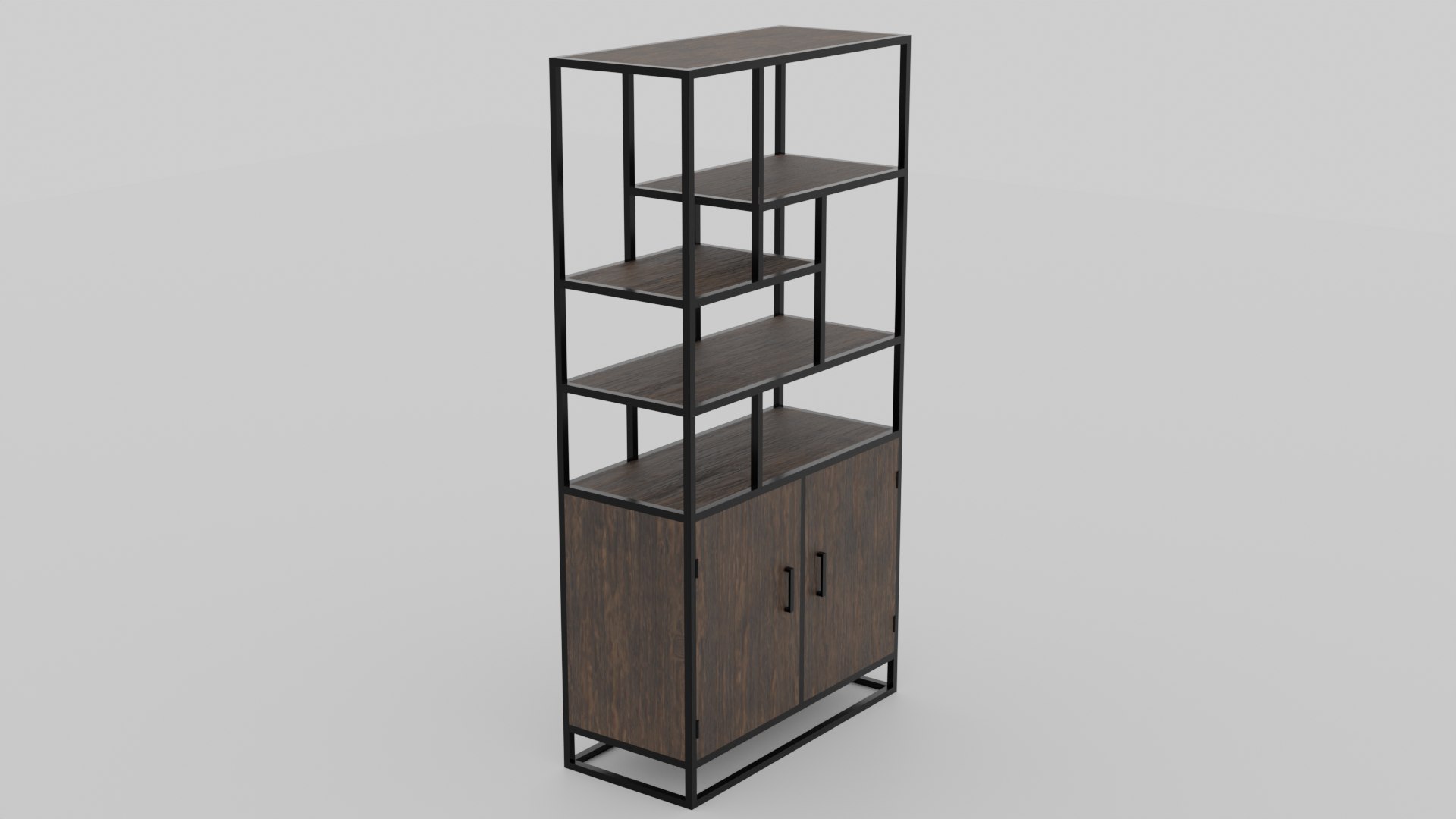 3D Modern Bookshelf Model TurboSquid 1853562