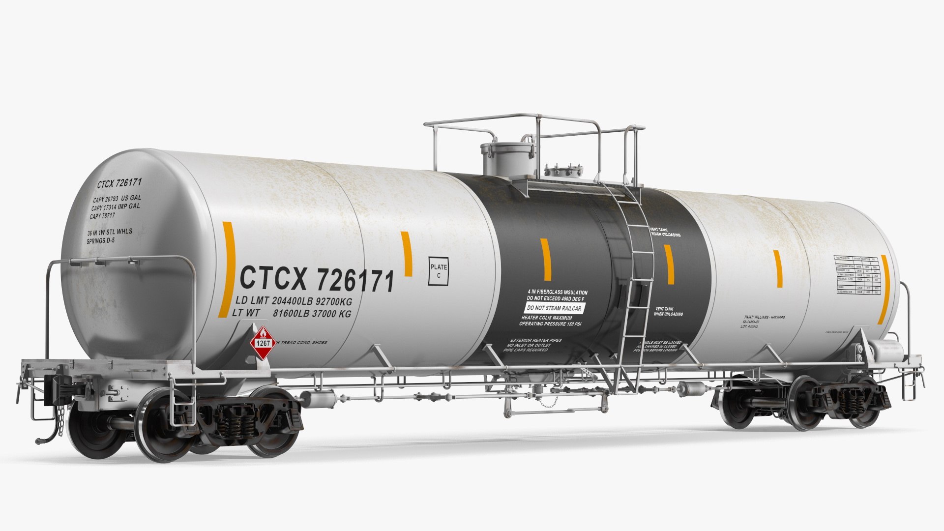 Tank Car 3D model preview