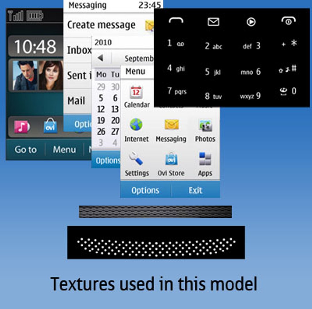Nokia X3 Touch Type 3d Model