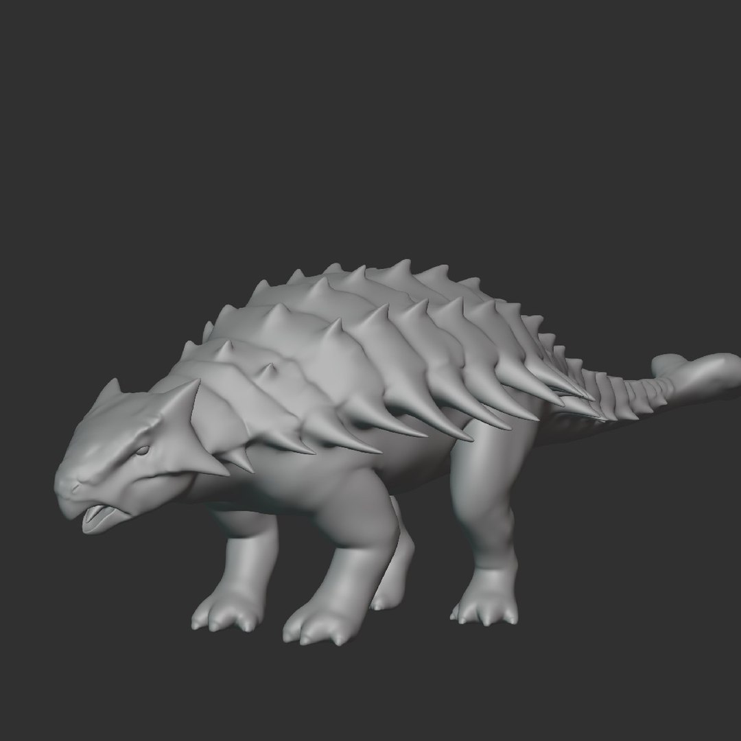 Ankylosaurus Basemesh Low Poly Modelo 3D - TurboSquid 1992860