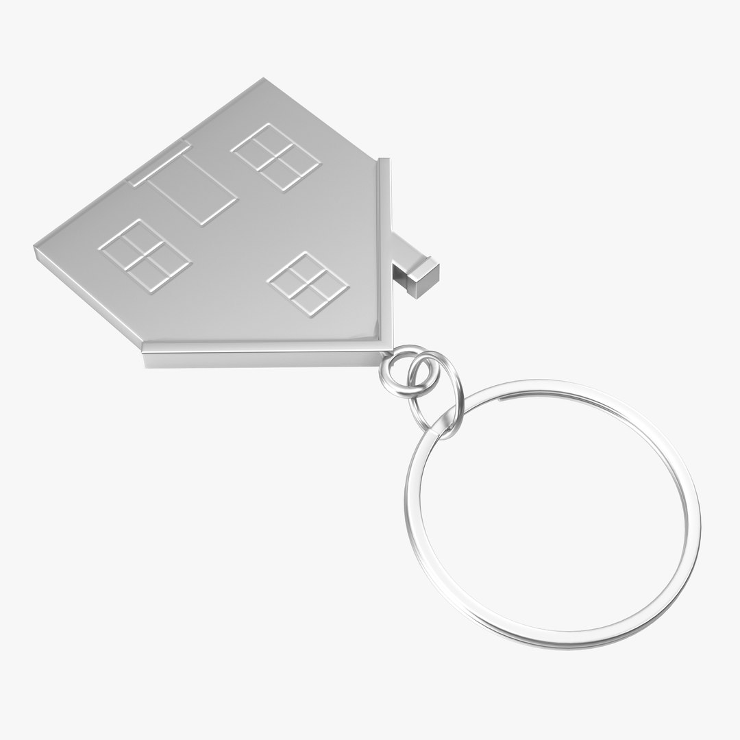 keychain house key 3d max