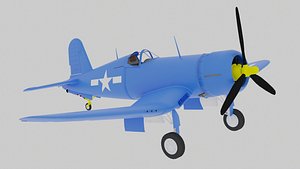 US Marine Corp WW2 Corsair 3D model
