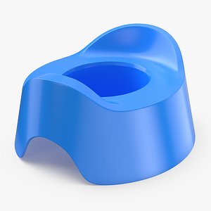3D baby toilet pbr model