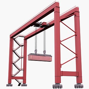 crane industrial construction 3D model