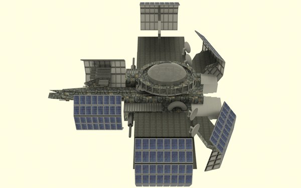 3D model Zenit Spaceship Station - TurboSquid 1811742