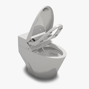 toilet bowl bidet 3D model