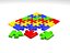 Collezione di 7 puzzle con forme diverse.