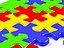 Collezione di 7 puzzle con forme diverse.