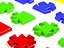 Collezione di 7 puzzle con forme diverse.