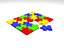 Collezione di 7 puzzle con forme diverse.