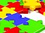 Collezione di 7 puzzle con forme diverse.
