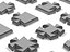 Collezione di 7 puzzle con forme diverse.
