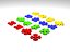 Collezione di 7 puzzle con forme diverse.