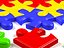 Collezione di 7 puzzle con forme diverse.