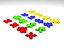 Collezione di 7 puzzle con forme diverse.