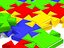 Collezione di 7 puzzle con forme diverse.