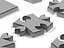 Collezione di 7 puzzle con forme diverse.