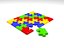 Collezione di 7 puzzle con forme diverse.
