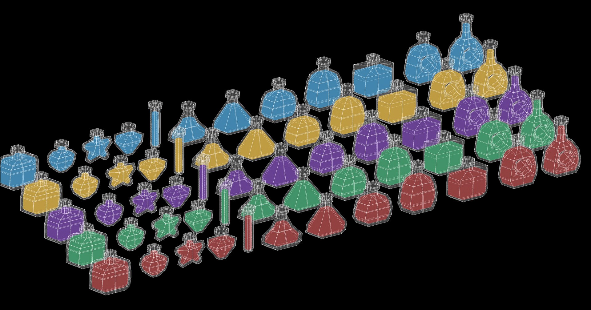 potions pack low-poly 3D model https://p.turbosquid.com/ts-thumb/i8/G6Db8k/AHlDdTY4/screenshot18/png/1544711179/1920x1080/fit_q87/65f8aaacb28db01dd7108e4c7e3e3bb3cd0cad04/screenshot18.jpg