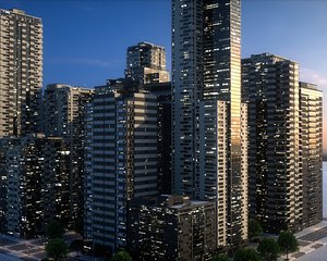 City Block Type A34 3D