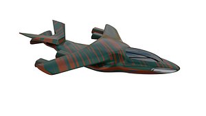 futuristik spacecraft 3d model 3D model