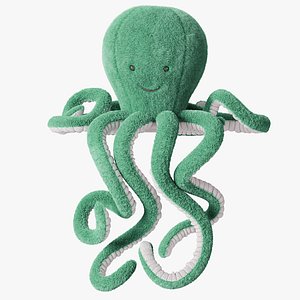 Crate  Kids Jellycat Storm Octopus Large for shelf 3D model