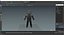 Plastic Stickman Rigged Black for Maya