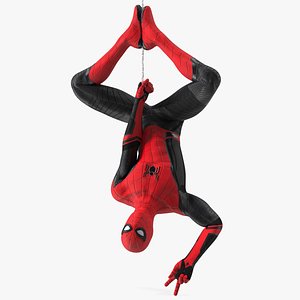 Spider Man Hanging Pose model