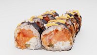 Kimchi Roll set with salmon tuna
