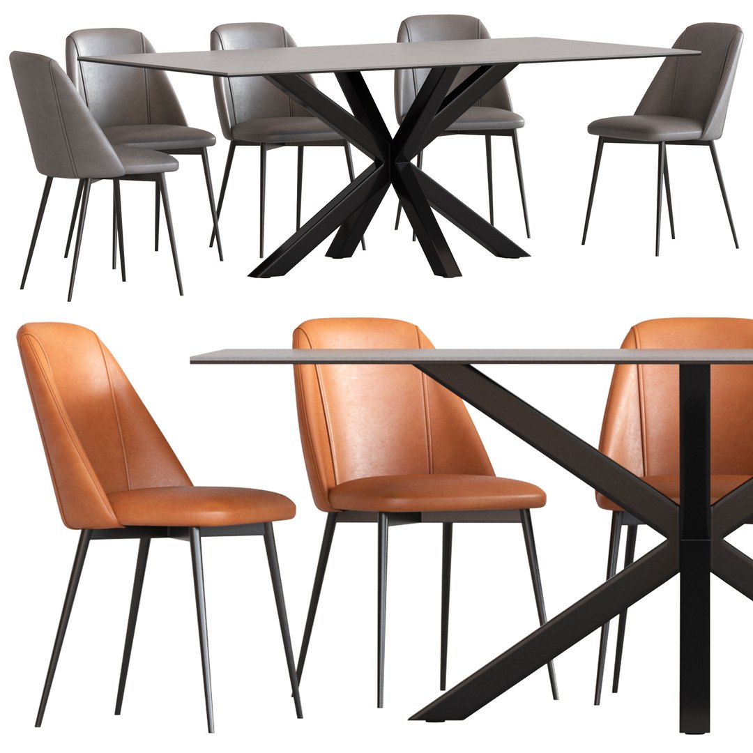 Cult Furniture Marco Chair And Heaven Table 3D Model - TurboSquid 2165906