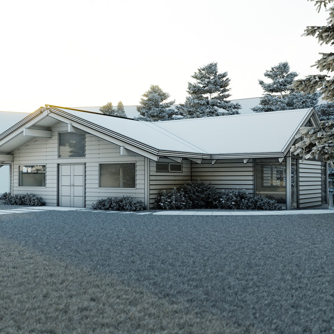 Wooden House In The Forest Model - TurboSquid 2064330