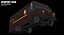 3D ups delivery truck