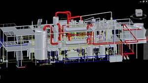 Solvent Plant with AutoCAD PLANT