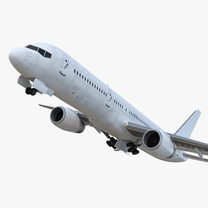 Boeing 757-200 Generic Rigged 3D Model