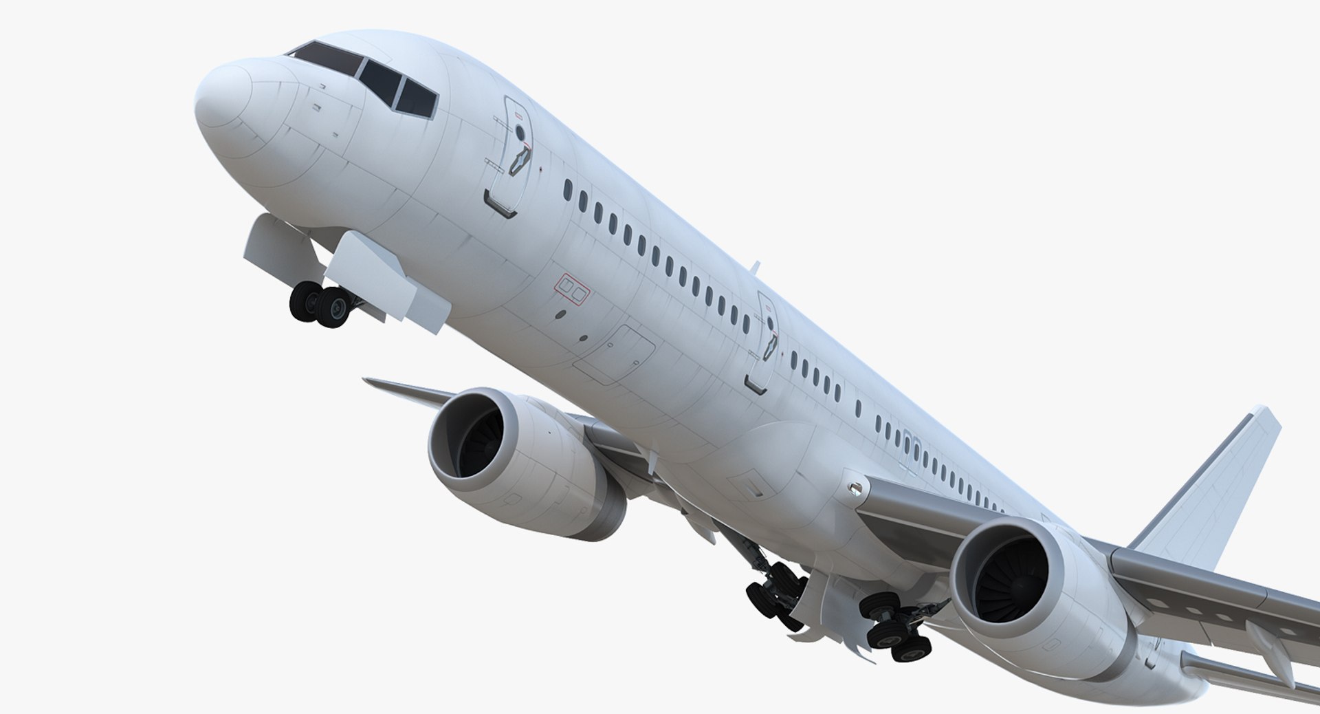 Boeing 757-200 Generic Rigged 3D Model preview