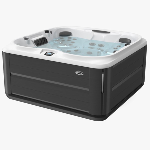 Jacuzzi J475 Spa Hot Tub Ebony with Water model