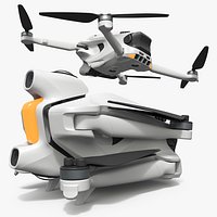 Antigravity A1 Foldable Aerial Drone with Camera Rigged