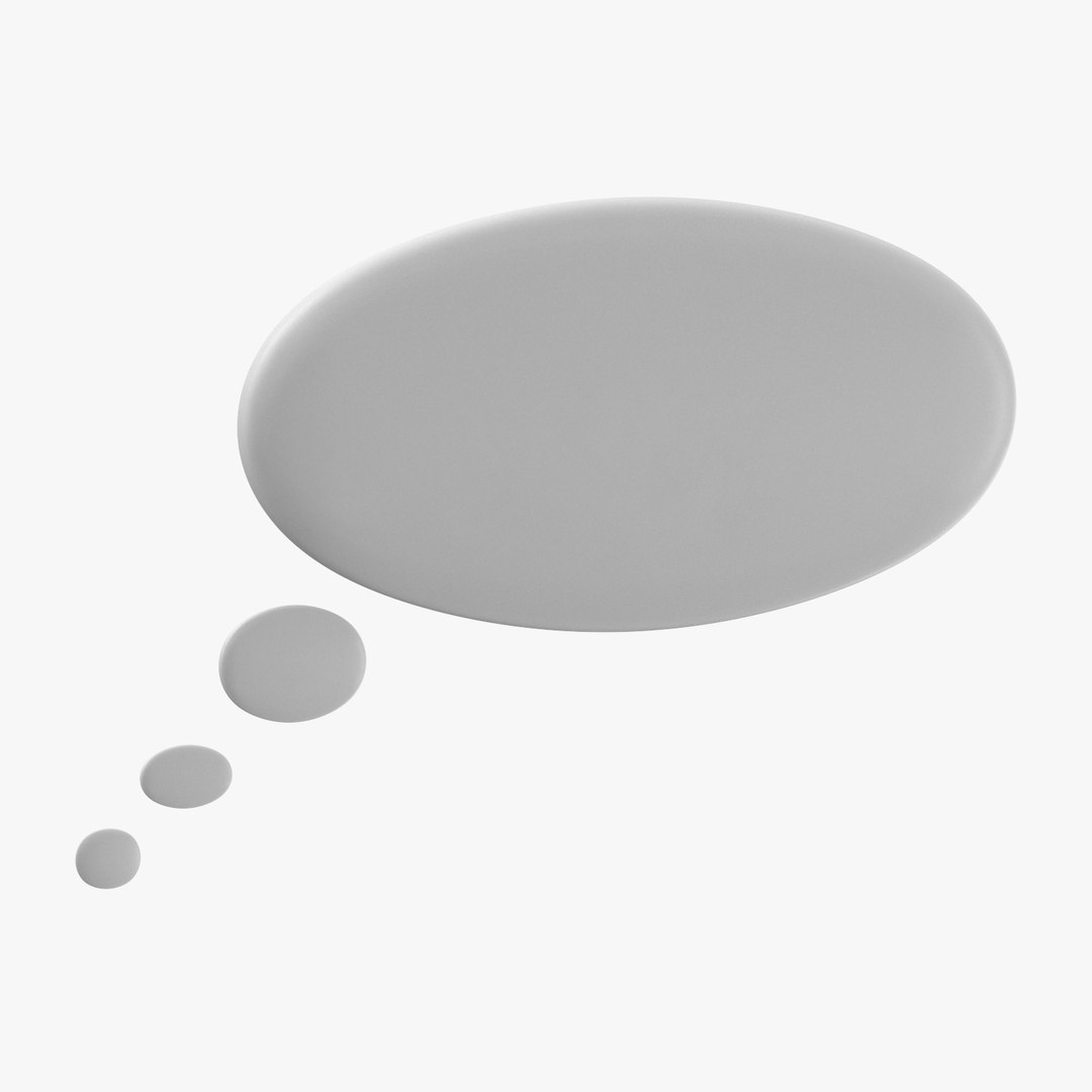 3D 28 thought bubbles - model https://p.turbosquid.com/ts-thumb/i8/zsSlyC/kJPbMiCM/thoughtbubbles_02_thumbnail_square_0000/jpg/1513764098/1920x1080/fit_q87/97139497f014dc1a27e5c99a1eeac66d4d2e197c/thoughtbubbles_02_thumbnail_square_0000.jpg