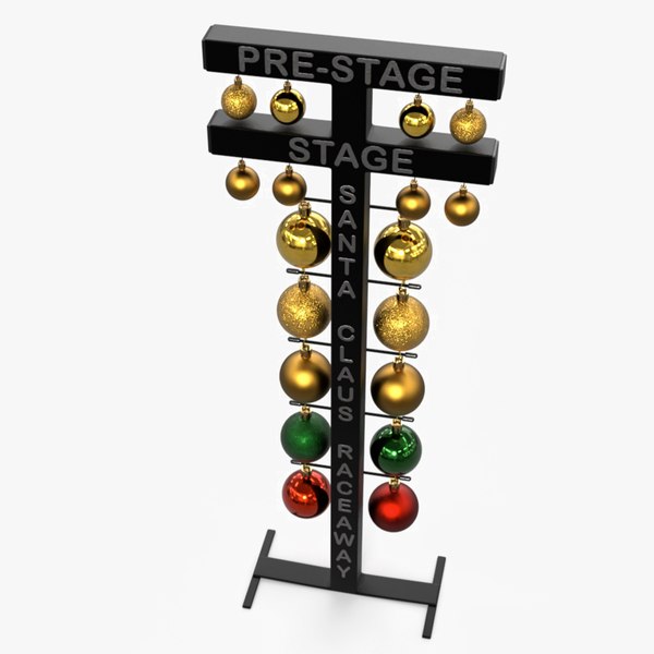 modelo 3d Árbol de Navidad de la línea de salida de carreras de ...