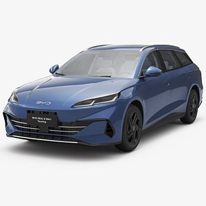 3D 2025 BYD Seal 6 DM-i Touring with Interior model