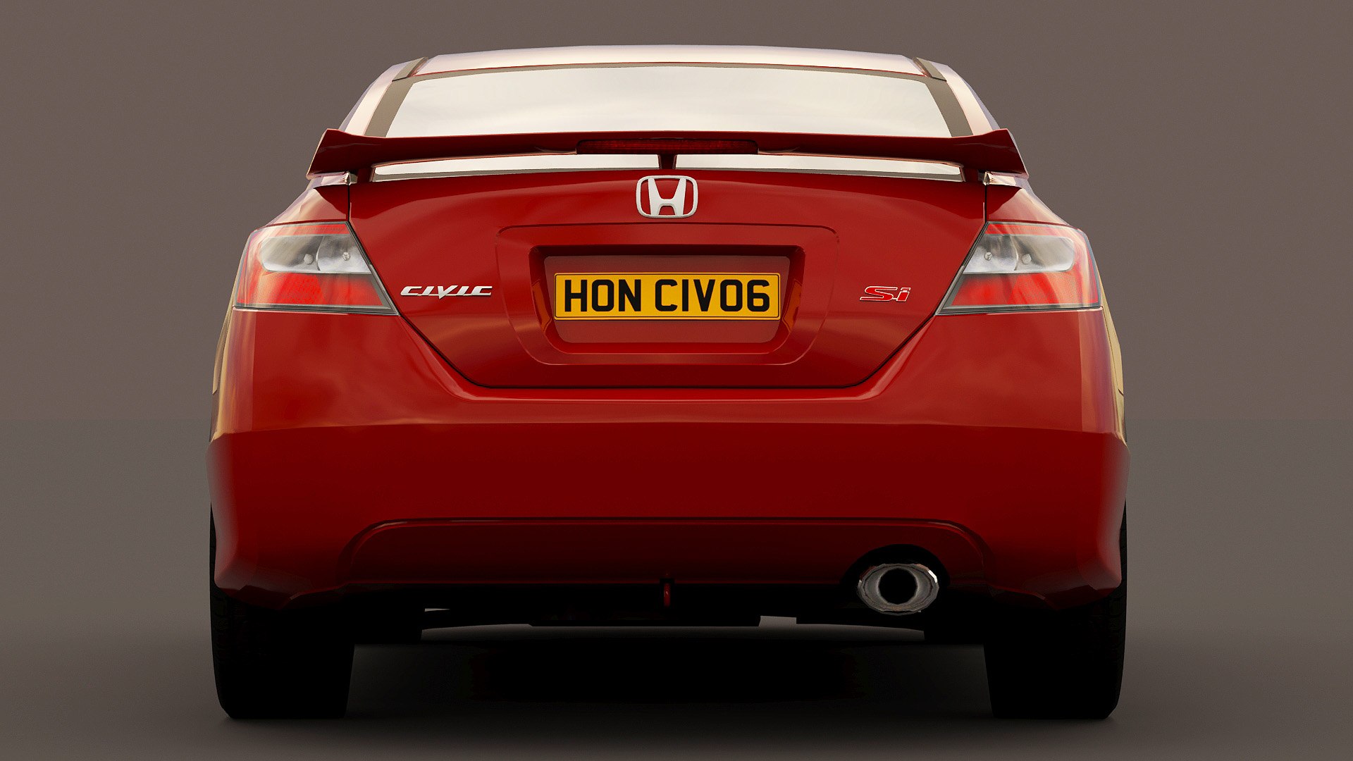 modelo 3d Honda Civic VIII SI Coupé - TurboSquid 733025