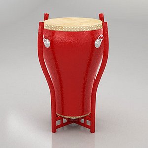 chinese drum 3d 3ds
