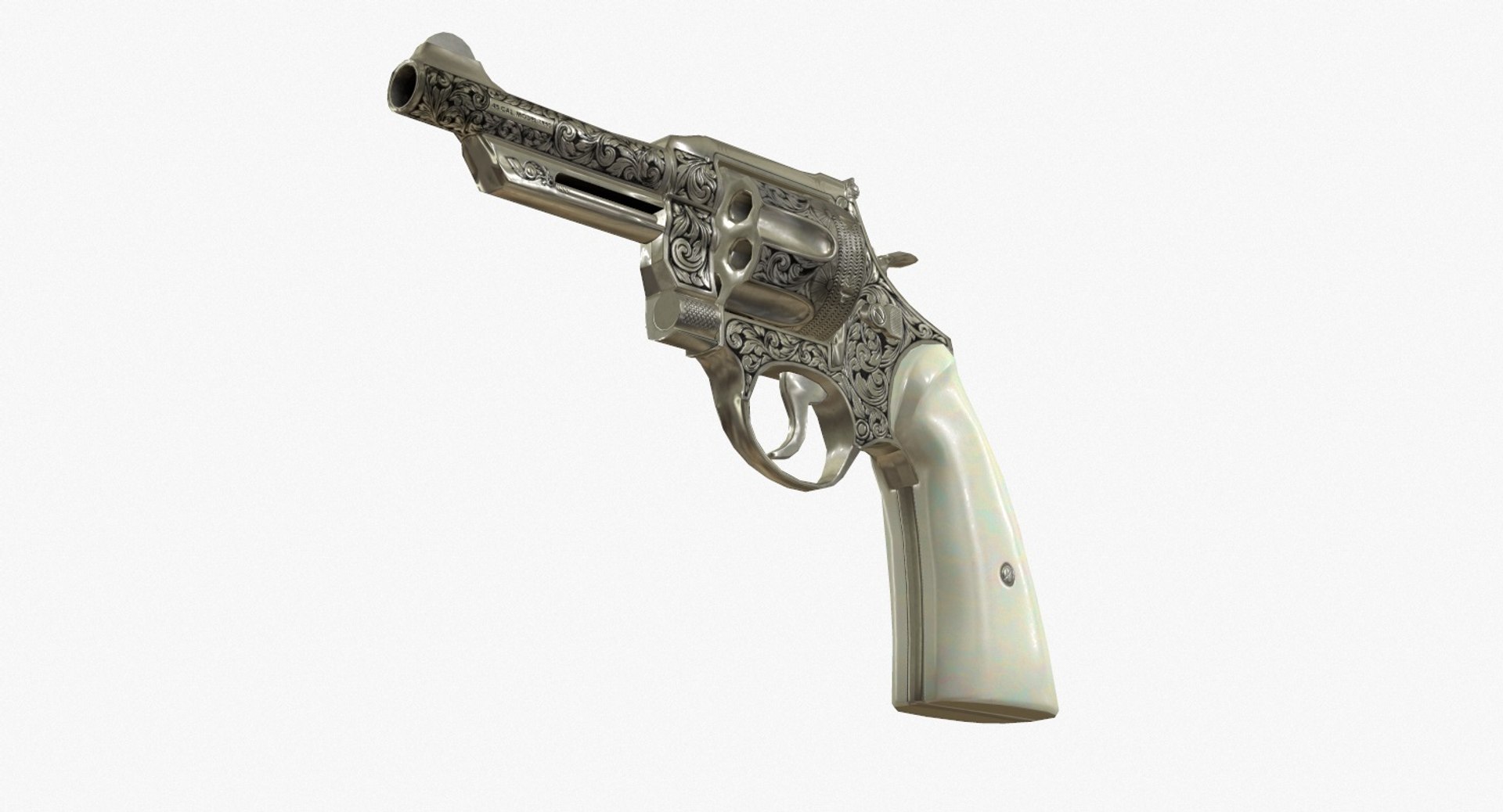 Obj Engraved Revolver
