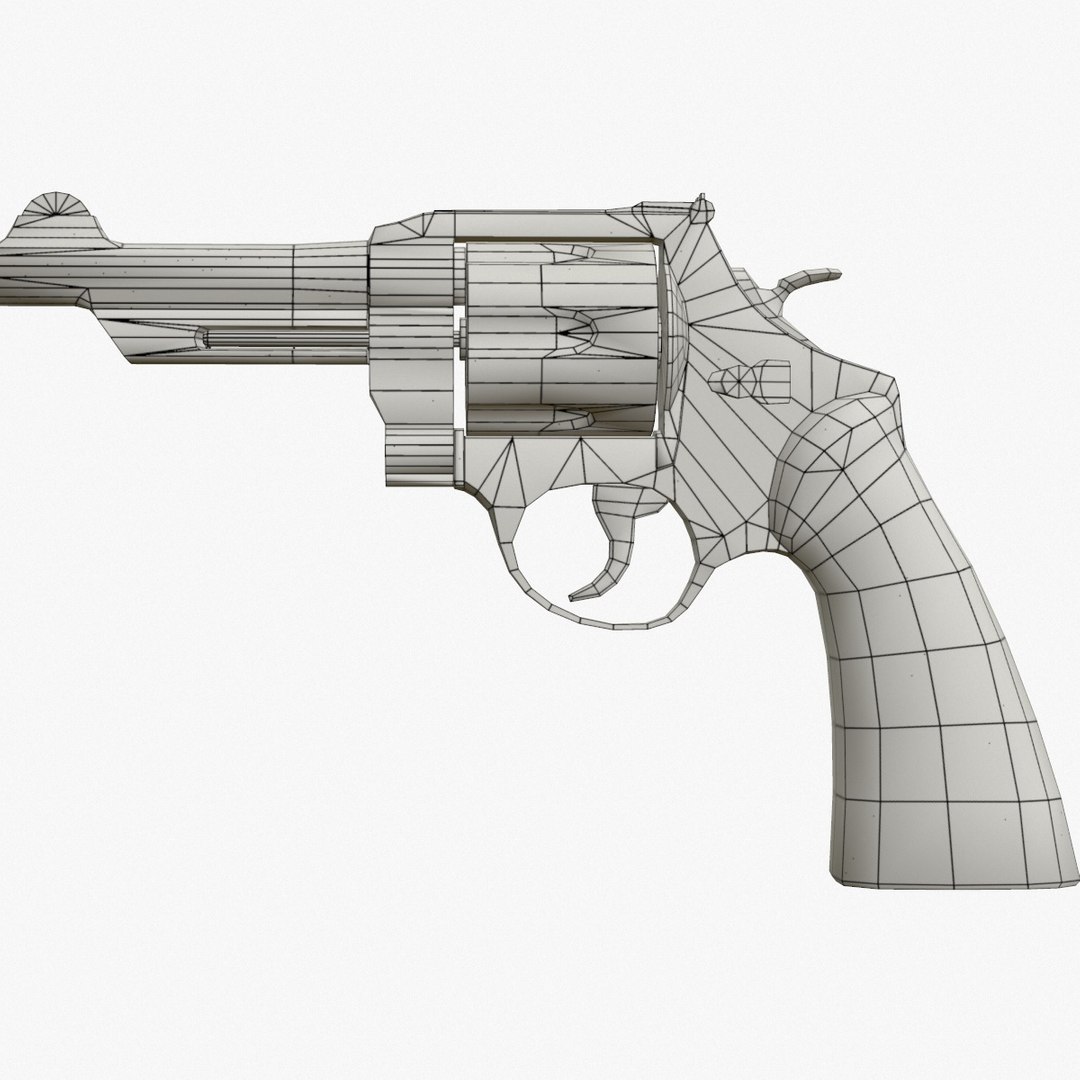 Obj Engraved Revolver