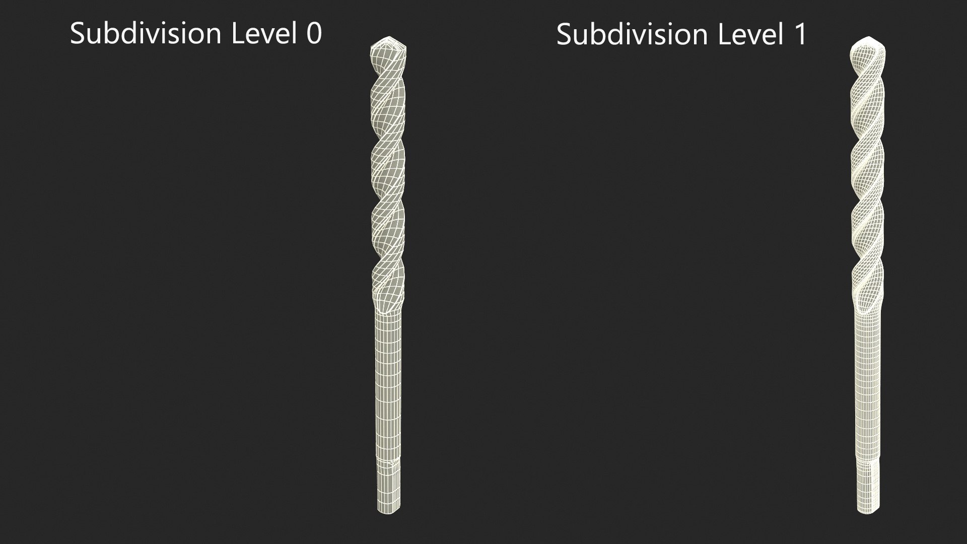 3D Gold Ferrous Drill Bit Model TurboSquid 2080775